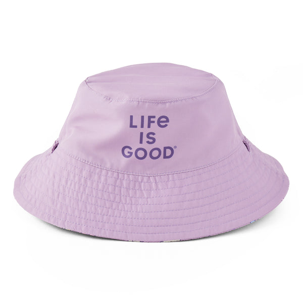 Life Is Good Toddler Wild Flower Pattern Made In The Shade Bucket Hat
