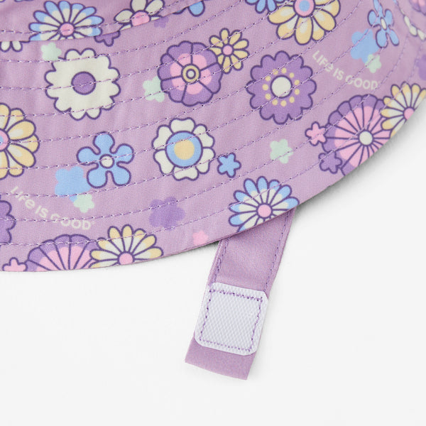 Life Is Good Toddler Wild Flower Pattern Made In The Shade Bucket Hat