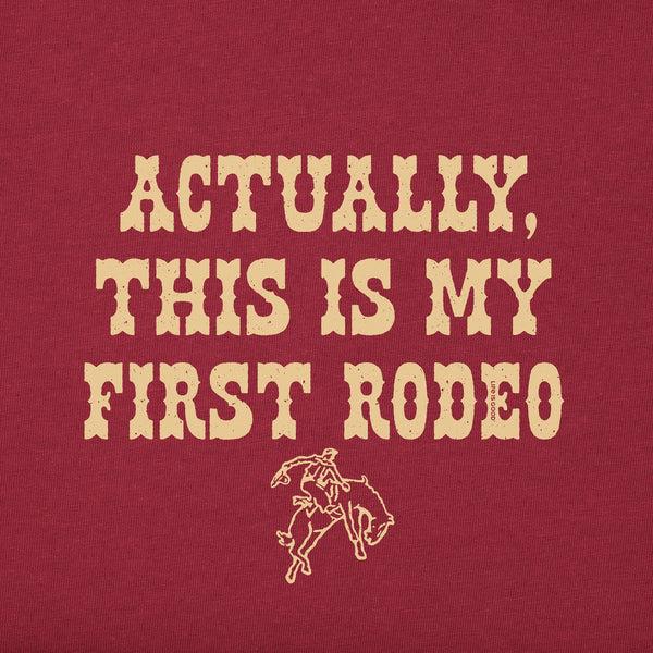 Life Is Good Toddler Woodcut First Rodeo Long Sleeve Crusher Tee