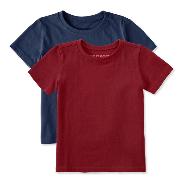 life is good Toddlers Solid 2-Pack Crusher Tee Multi 1