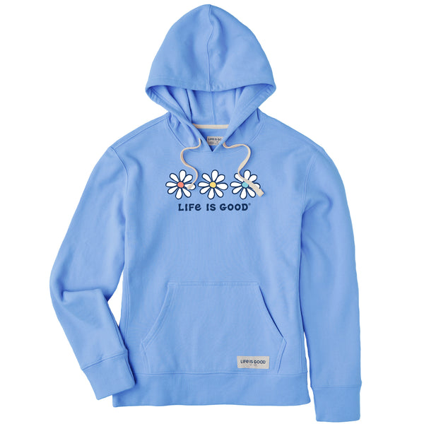 life is good Women's 3 Daisies Simply True Fleece Hoodie