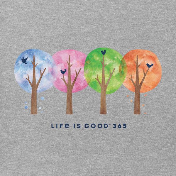Life Is Good Women's 4 Season Trees Short Sleeve Crusher Tee