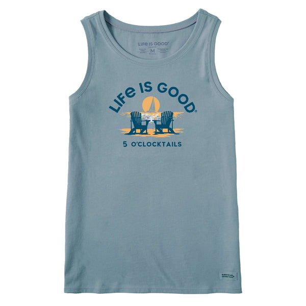 life is good Women's 5 O'Clocktails Adirondack Crusher Tank