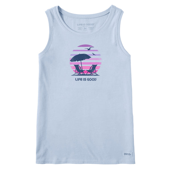 life is good Women's 70's Retro Beach Umbrella Crusher Tank