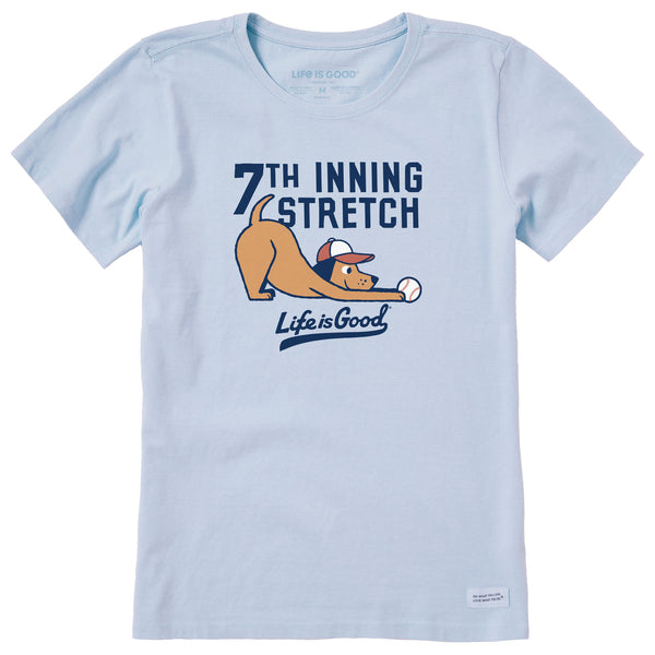 life is good Women's 7th Inning Stretch Short Sleeve Crusher Tee