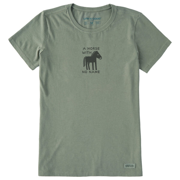 life is good Women's A Horse With No Name Short Sleeve Crusher Tee