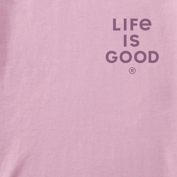 Life Is Good Women's A River Runs Through It Short Sleeve Crusher Boxy Tee
