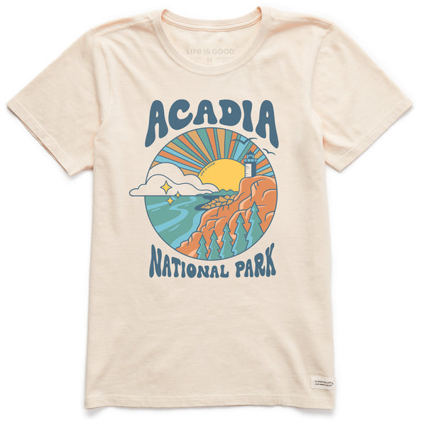 life is good Women's Acadia Burst Short Sleeve Crusher Tee