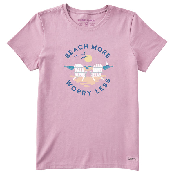 life is good Women's Adirondack Beach More Short Sleeve Crusher Tee