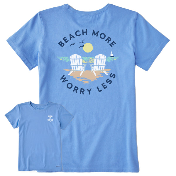Life Is Good Women's Adirondack Beach More Short Sleeve Tee