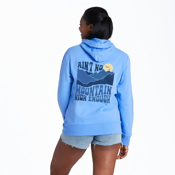 life is good Women's Ain't No Mountain High Enough Simply True Fleece Zip Hoodie