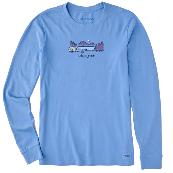 life is good Women's Airstream Lakeside Long Sleeve Crusher Tee