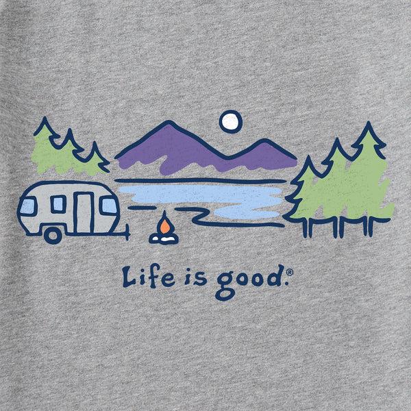 Life Is Good Women's Airstream Lakeside Short Sleeve Crusher Tee
