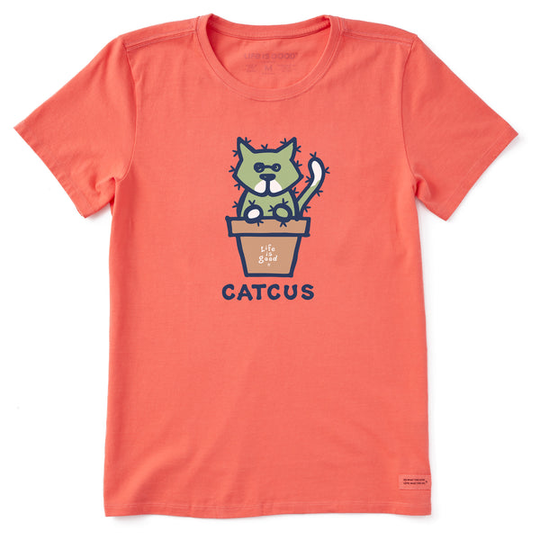 life is good Women's Al Catcus Short Sleeve Crusher Tee