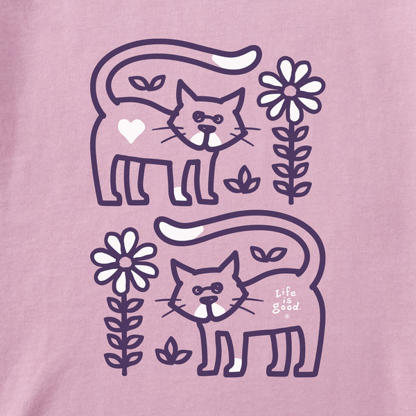 Life Is Good Women's Al Daisy Short Sleeve Crusher Tee