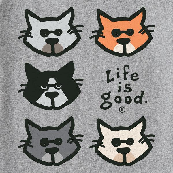 Life Is Good Women's Al Grid Short Sleeve Crusher Tee