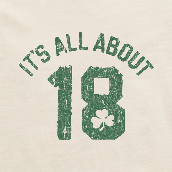 Life Is Good Women's All About 18 Short Sleeve Crusher Boxy Tee