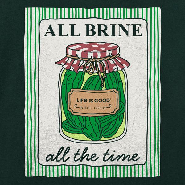 Life Is Good Women's All Brine All The Time Short Sleeve Crusher Boxy Tee