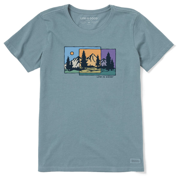 life is good Women's All Day All Night Short Sleeve Crusher Tee