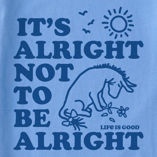 Life Is Good Women's Alright Not To Be Alright E Short Sleeve Crusher Boxy Tee