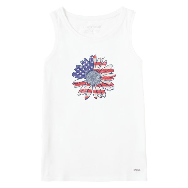life is good Women's America The Beautiful Daisy Crusher Tank