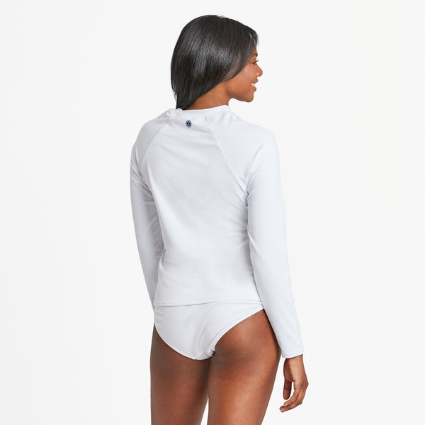 Life Is Good Women's Americana Flip Flops Long Sleeve Rashguard