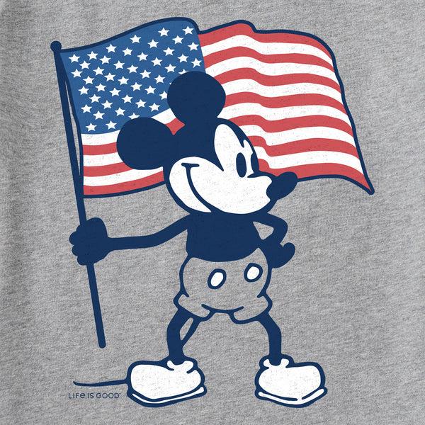 Life Is Good Women's Americana Steamboat Willie Short Sleeve Tee
