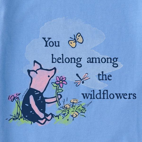 Life Is Good Women's Among The Wildflowers P Short Sleeve Crusher Vee