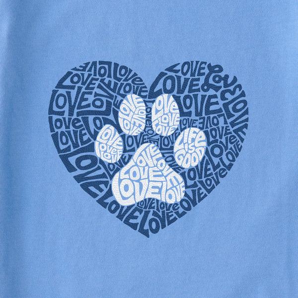 Life Is Good Women's Animal Heart Short Sleeve Crusher Tee