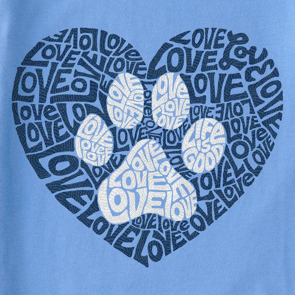 Life Is Good Women's Animal Heart Short Sleeve Crusher Vee