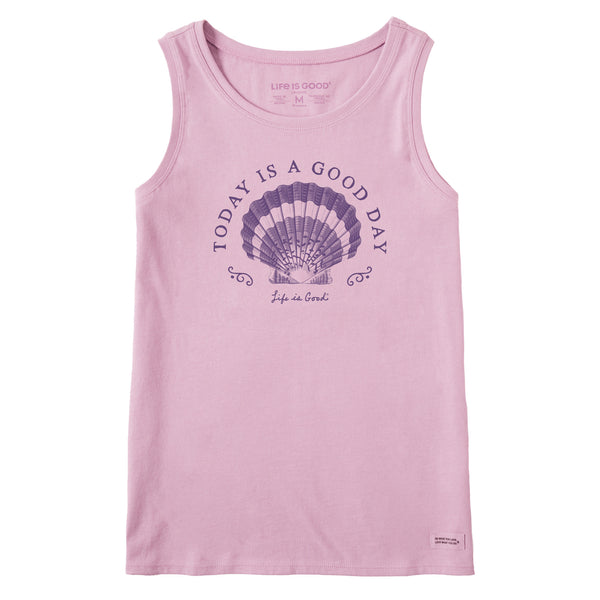 life is good Women's Antique Good Day Shell Crusher Tank