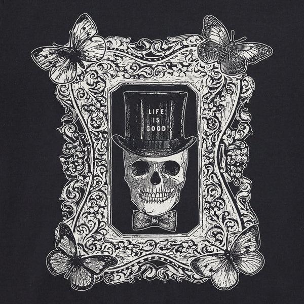 Life Is Good Women's Antique Treat Every Day Skull Short Sleeve Crusher Boxy Tee