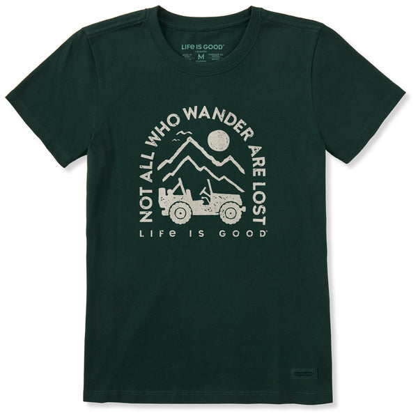 life is good Women's ATV Wander Short Sleeve Crusher Tee
