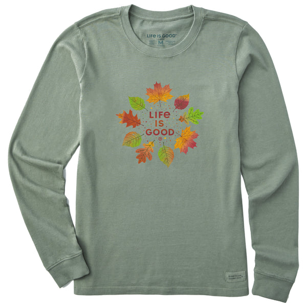 Life Is Good Women's Autumn Circle Long Sleeve Crusher Tee