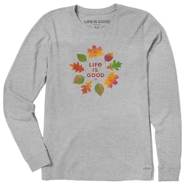 life is good Women's Autumn Circle Long Sleeve Crusher Tee