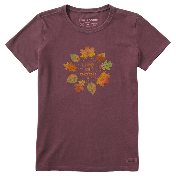 Life Is Good Women's Autumn Circle Short Sleeve Crusher Tee
