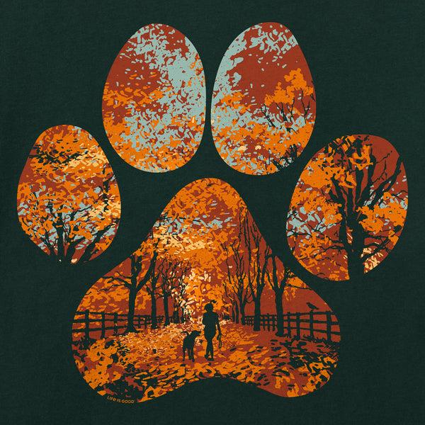 Life Is Good Women's Autumn Dog Walk Long Sleeve Crusher Tee