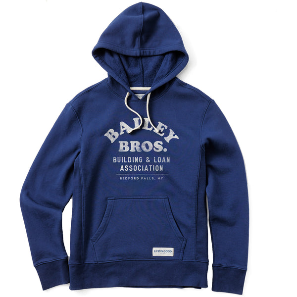 Life Is Good Women's Bailey Bros. Building U0026 Loan Assoc. Simply True Fleece Hoodie