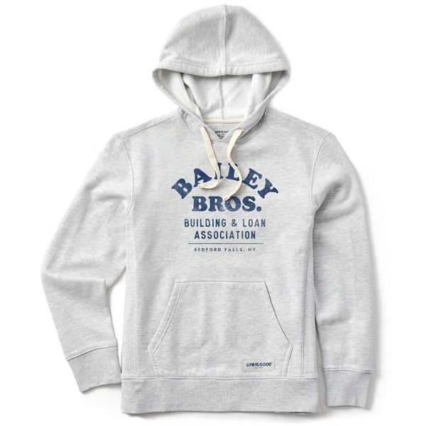 life is good Women's Bailey Bros. Building u0026 Loan Assoc. Simply True Fleece Hoodie