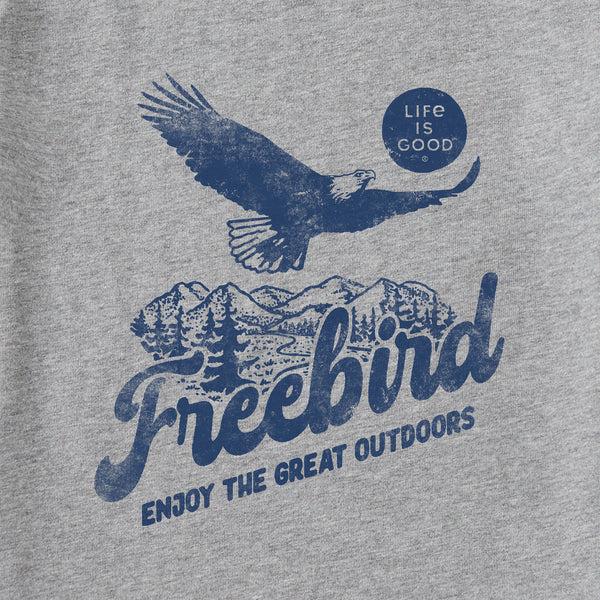 Life Is Good Women's Bald Eagle Freebird Short Sleeve Tee