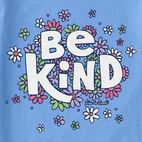Life Is Good Women's Be Kind Flower Lines Crusher Tank