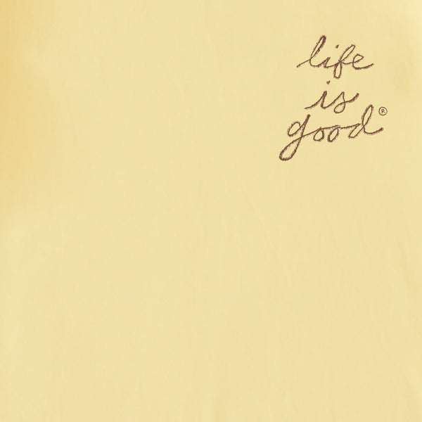 Life Is Good Women's Beautiful Day Butterfly Rainbow Short Sleeve Crusher Tee