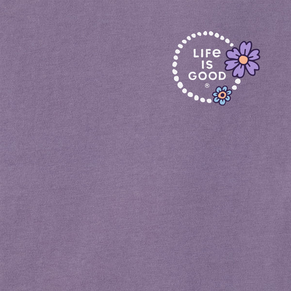 Life Is Good Women's Beautiful Energy Wildflowers Crusher Boxy Hoodie