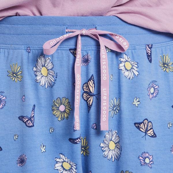 Life Is Good Women's Beauty Is All Directions Pattern Snuggle Up Sleep Pant