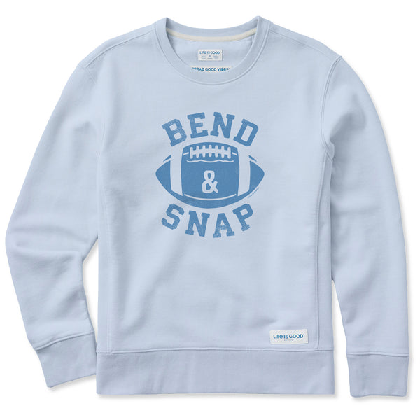 life is good Women's Bend u0026 Snap Simply True Fleece Crew