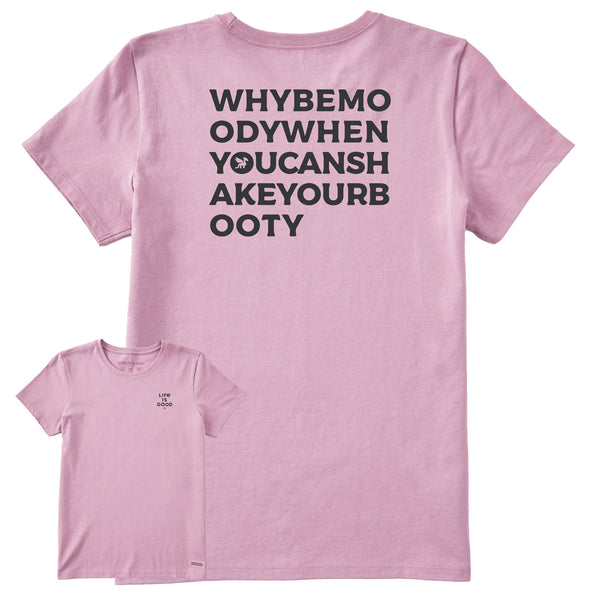 life is good Women's Bert's Booty Short Sleeve Crusher Tee