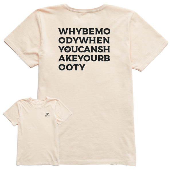 life is good Women's Bert's Booty Short Sleeve Crusher Tee