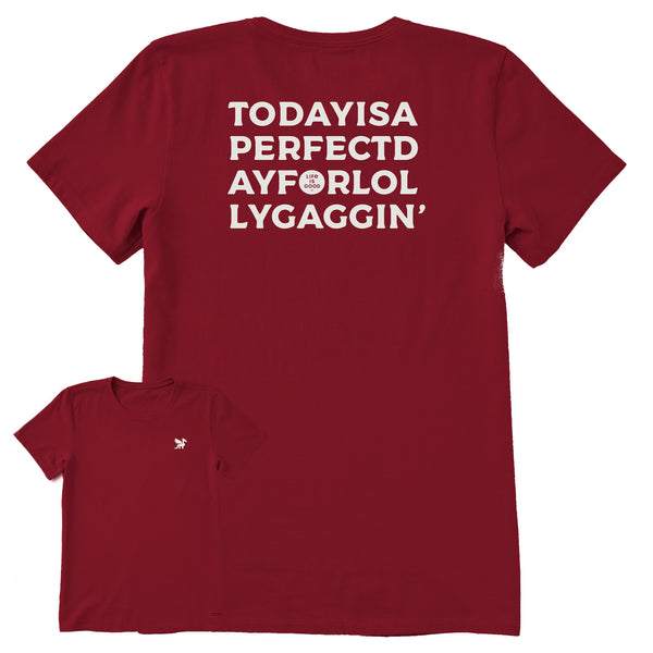 life is good Women's Bert's Lolligaggin' Short Sleeve Crusher Tee