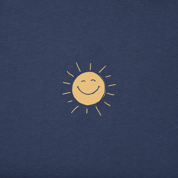 Life Is Good Women's Bert's Smile Sun Short Sleeve Crusher Boxy Tee