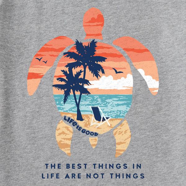 Life Is Good Women's Best Things Sea Turtle Beach Crusher Tank